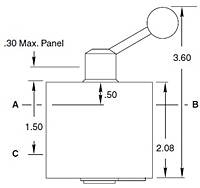 Circle Seal Shutoff Valve 9300 Series Dimensions PPP(single)